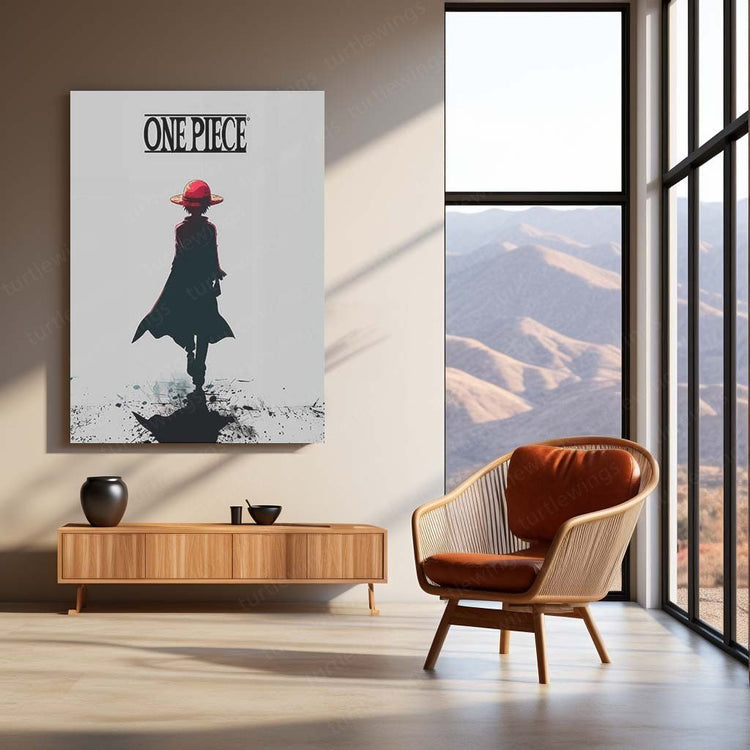 Luffy - One Piece Anime Metal Poster | Adventure Awaits | HD Print