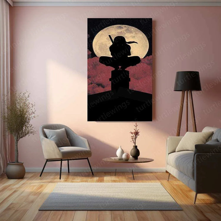 Itachi Uchiha Metal Poster | Legendary Ninja Art | Naruto Wall Decor - TURTLEWINGS 