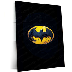 Batman Symbol Metal Poster – The Iconic Bat Emblem