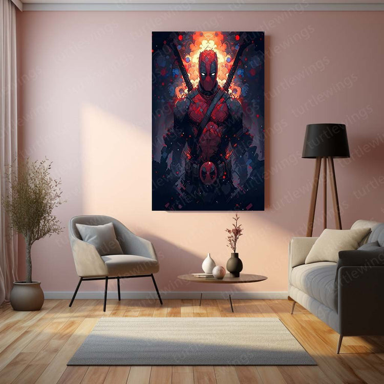 Deadpool Metal Poster | Merc with a Mouth | Comic Book Art 3