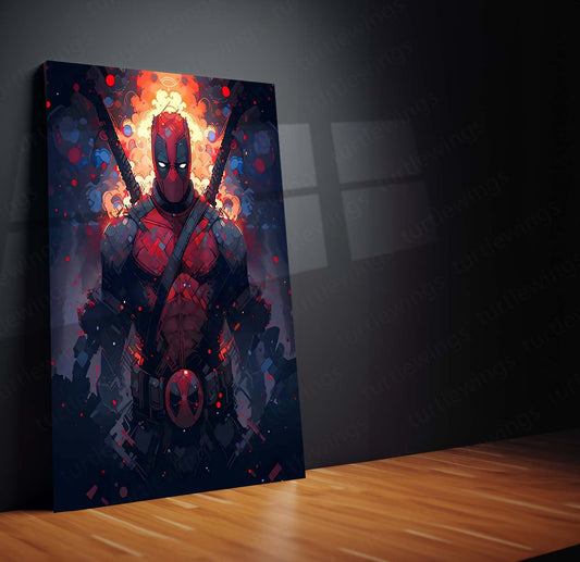 Deadpool Metal Poster | Merc with a Mouth | Comic Book Art 3