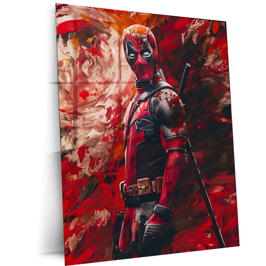 Deadpool Metal Poster | Merc with a Mouth | Comic Book Art 4