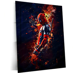 Deadpool Metal Poster – The Merc with a Mouth