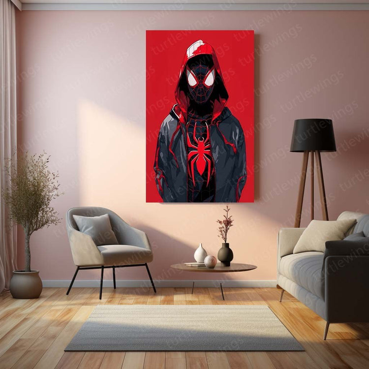 Spiderman Metal Poster | Web-Slinging Action | Superhero D?cor