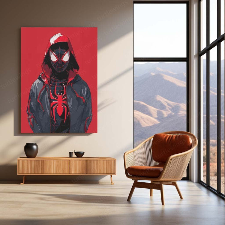 Spiderman Metal Poster | Web-Slinging Action | Superhero D?cor