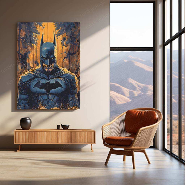 Batman Poster or Mobile Back Skin – Dark Knight Artwork - TURTLEWINGS 