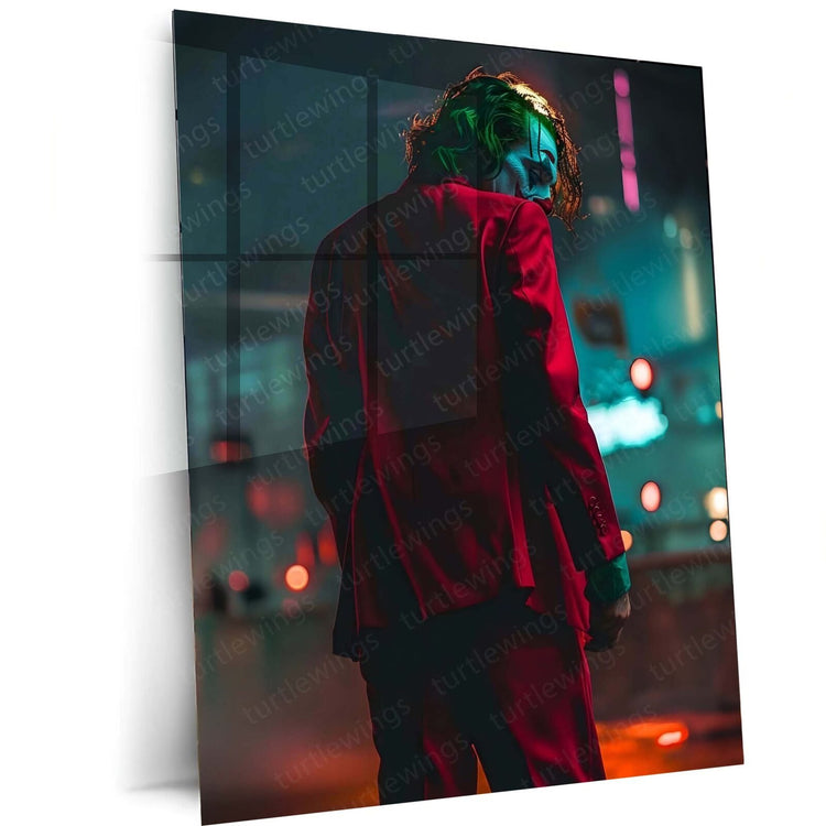 Joker Metal Poster | Iconic Villain Art | Dark D?cor