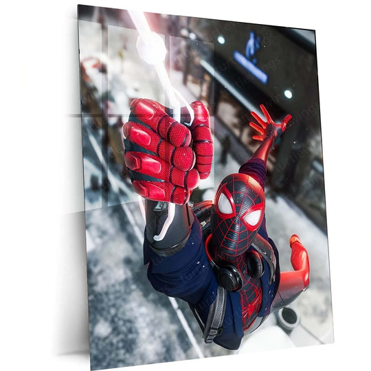 Spiderman Metal Poster | Web-Slinging Action | Superhero D?cor 5