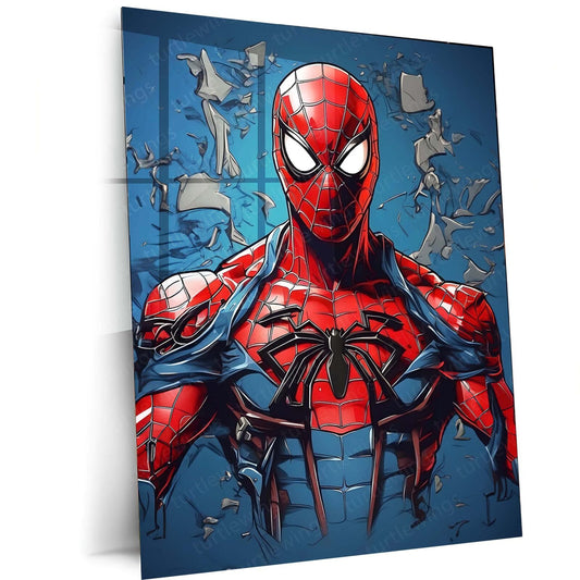 Spiderman Metal Poster | Web-Slinging Action | Superhero D?cor 7