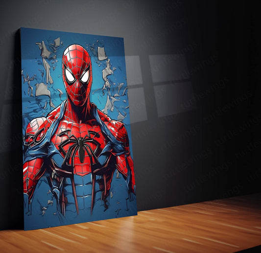 Spiderman Metal Poster | Web-Slinging Action | Superhero D?cor 7