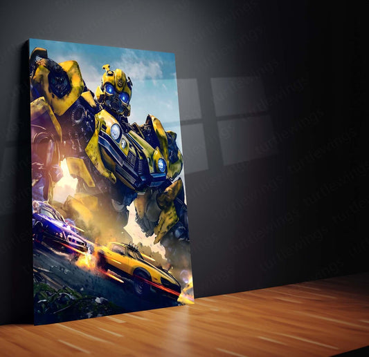 Bumblebee Movie Art Metal Poster | Iconic Transformer | Sci-Fi D?cor 3