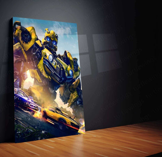 Bumblebee: Autobot Metal Poster – Transform and Roll Out! - TURTLEWINGS 