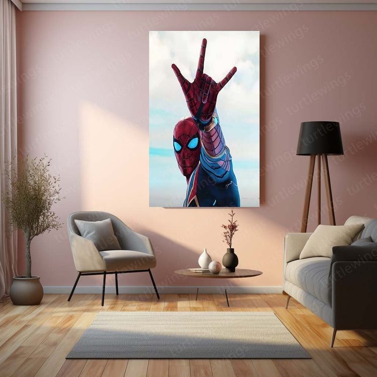 Spiderman Metal Poster | Web-Slinging Action | Superhero D?cor 8