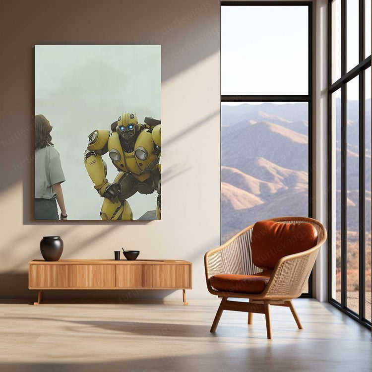 Bumblebee Movie Art Metal Poster | Iconic Transformer | Sci-Fi D?cor 4