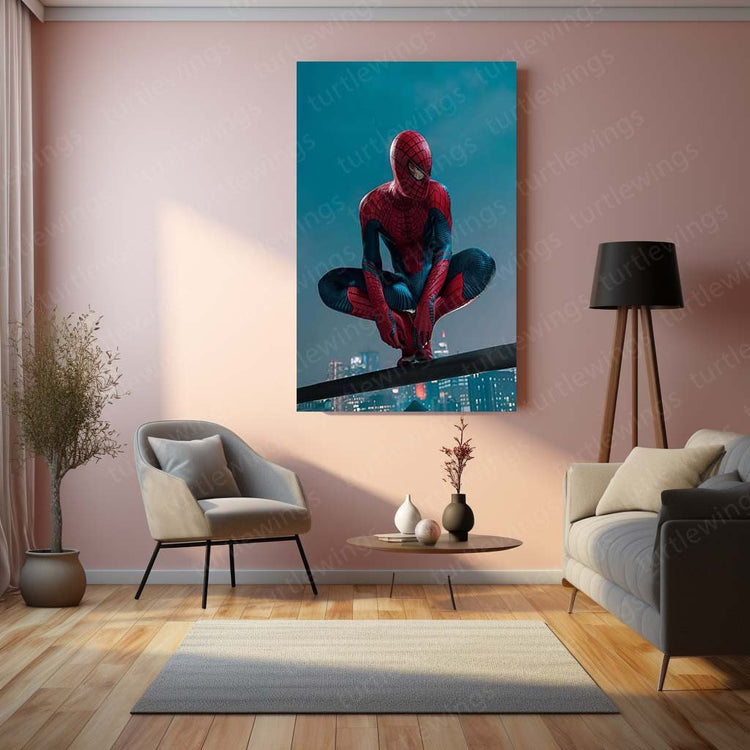 Spiderman Metal Poster | Web-Slinging Action | Superhero D?cor 9