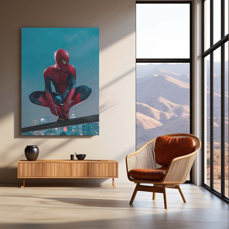 Spiderman Metal Poster | Web-Slinging Action | Superhero D?cor 9