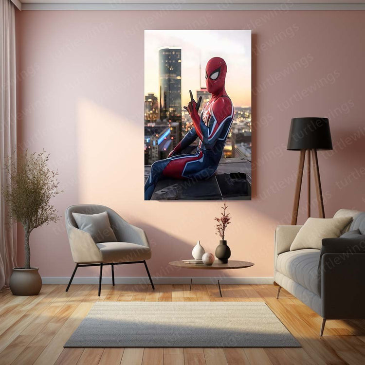 Spiderman Metal Poster | Web-Slinging Action | Superhero D?cor 10