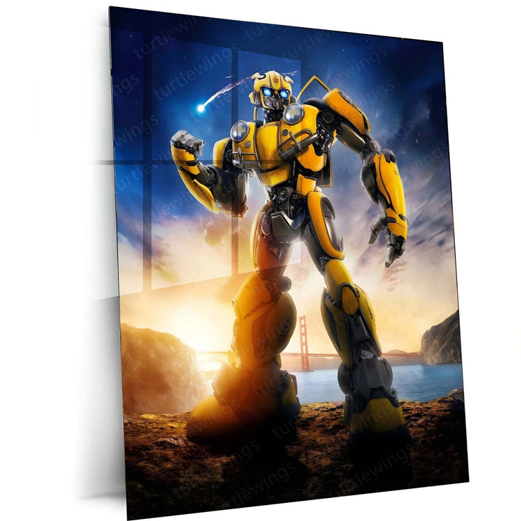 Bumblebee Movie Art Metal Poster | Iconic Transformer | Sci-Fi D?cor 5