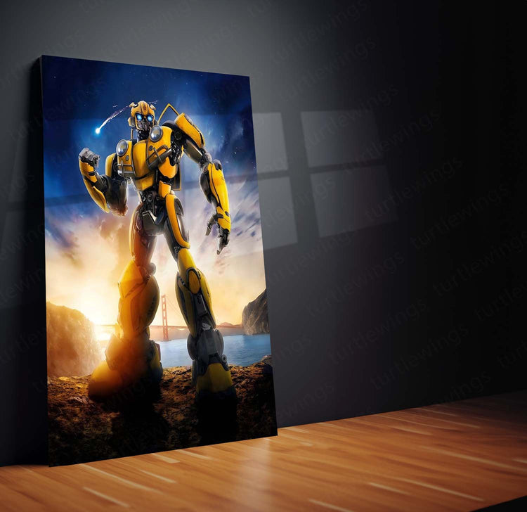 Bumblebee Movie Art Metal Poster | Iconic Transformer | Sci-Fi D?cor 5