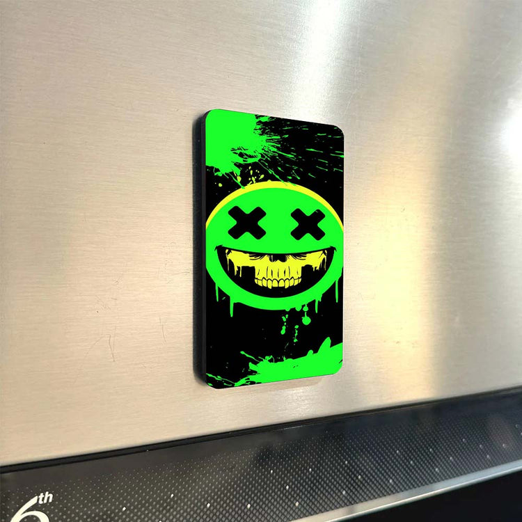 Creepy Emoji Smileys Fridge Magnet Set | Set of 8 Unique & Spooky Expressions