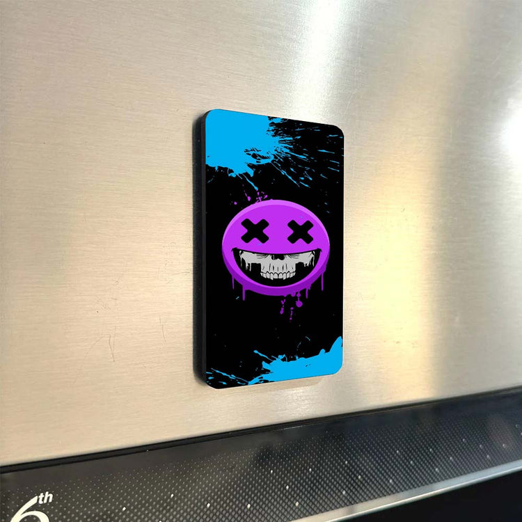 Creepy Emoji Smileys Fridge Magnet Set | Set of 8 Unique & Spooky Expressions