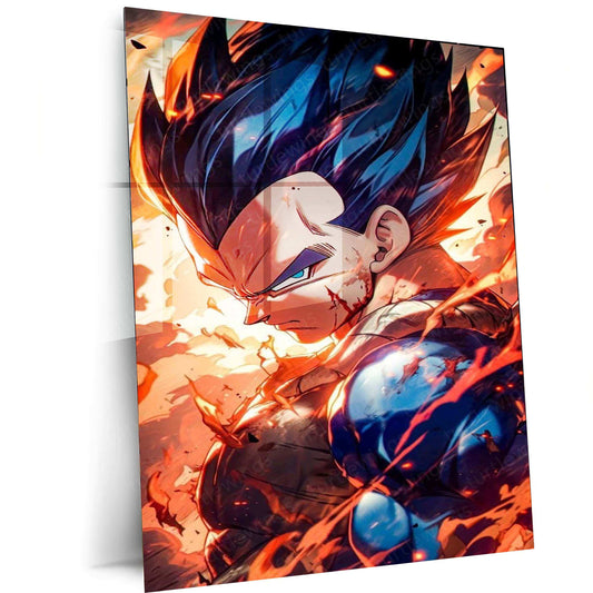 VEGETA – DbZ Metal Poster 4 - TURTLEWINGS 