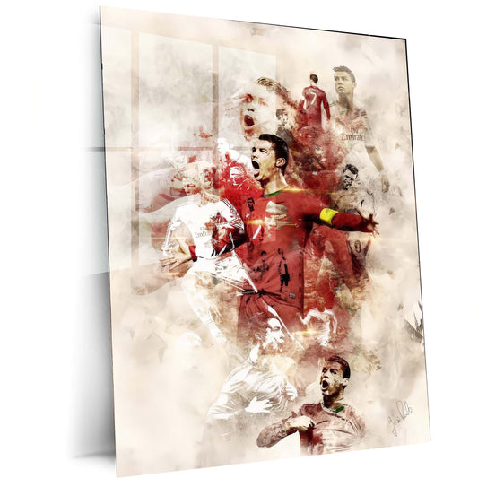 Cristiano Ronaldo Metal Poster – Icon of Greatness 3