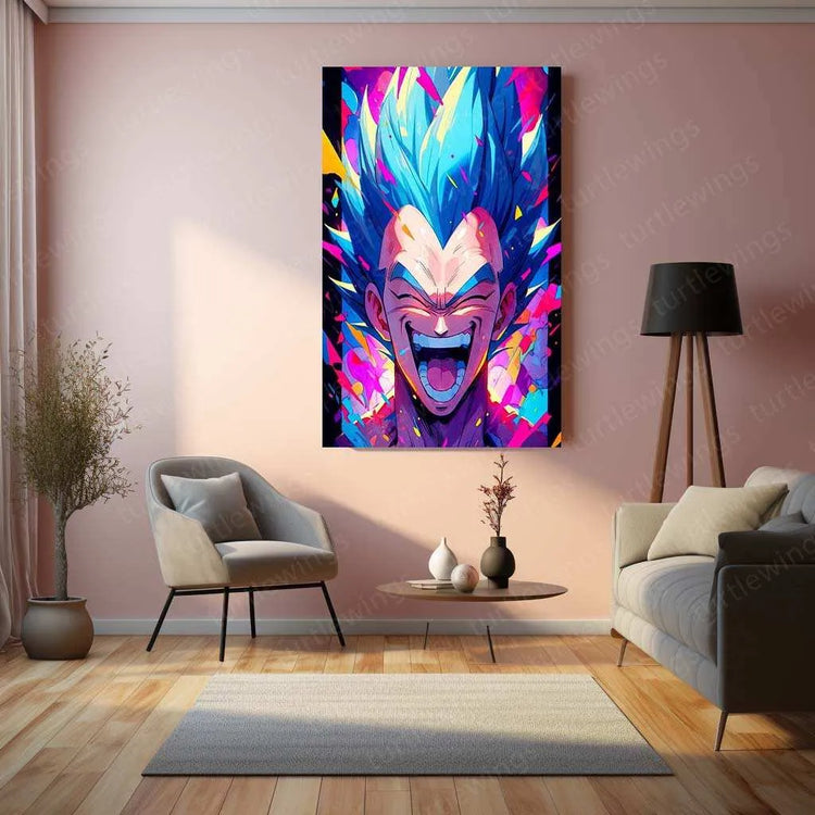 VEGETA – DbZ Metal Poster 3 - TURTLEWINGS 