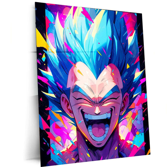 VEGETA – DbZ Metal Poster 3 - TURTLEWINGS 