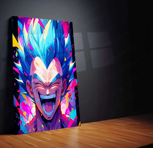 VEGETA – DbZ Metal Poster 3 - TURTLEWINGS 