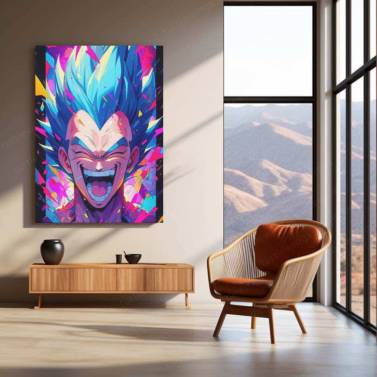 VEGETA – DbZ Metal Poster 3 - TURTLEWINGS 