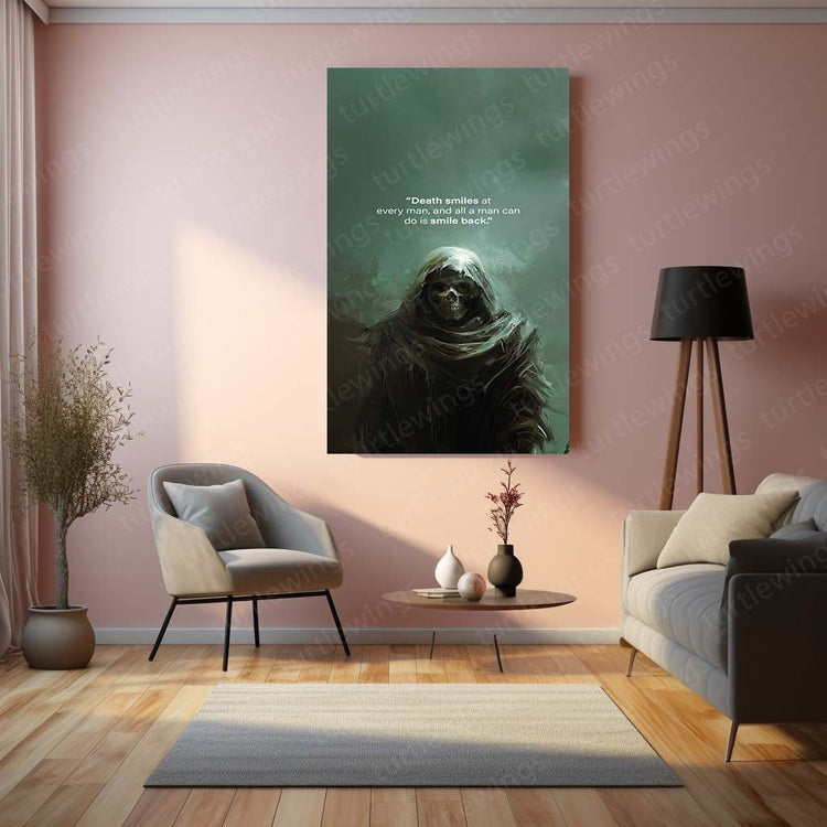 Inspirational Quotes of Momento Meri Metal Poster | Motivational Wall Art | HD Print 4