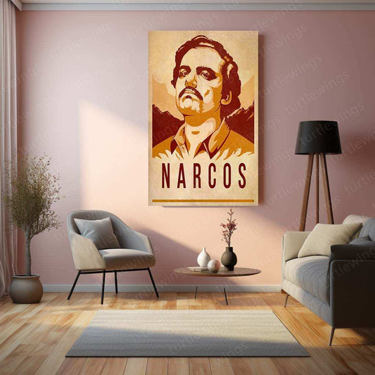 Narcos – The Infamous World of Cartels Metal Poster - TURTLEWINGS 