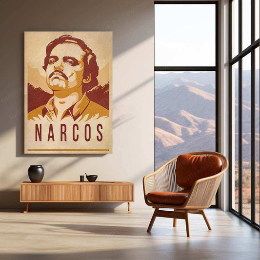 Narcos – The Infamous World of Cartels Metal Poster - TURTLEWINGS 