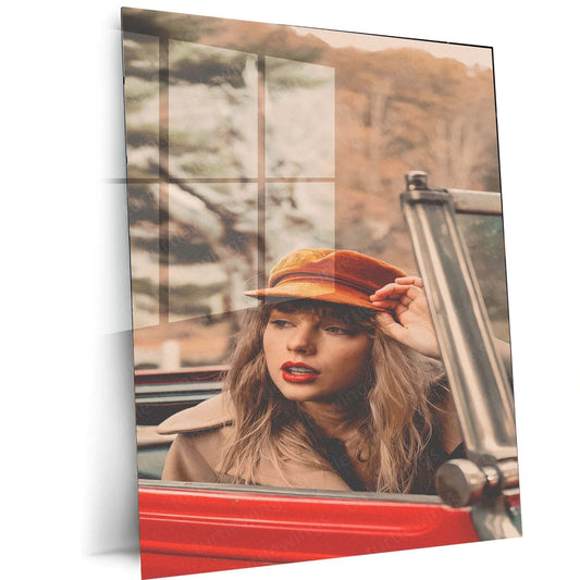 Timeless Elegance - Taylor Swift Metal Poster | Music Icon Wall Art | HD Print 2