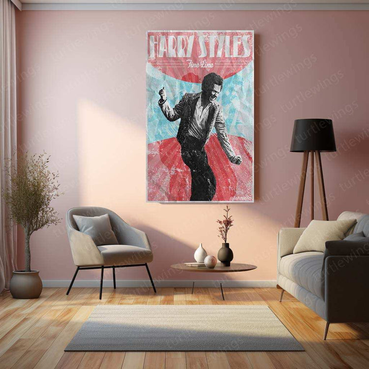 Harry Styles Metal Poster – The Modern Pop Icon - TURTLEWINGS 