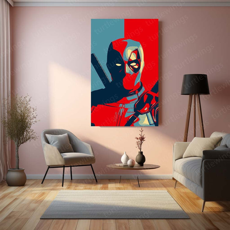 Merc with a Mouth - Deadpool Metal Poster | Comic Book Wall Art | HD Print