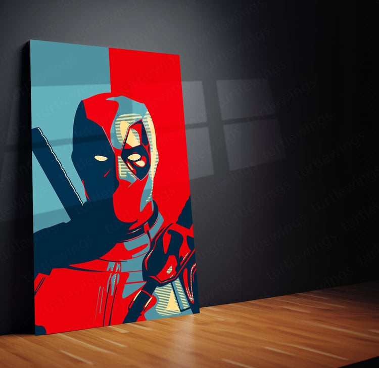 Merc with a Mouth - Deadpool Metal Poster | Comic Book Wall Art | HD Print