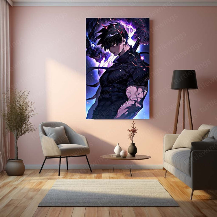 Toji Fushiguro Metal Poster | Jujutsu Kaisen Wall Art | HD Print 2