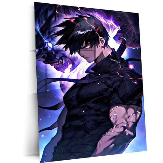 Toji Fushiguro Metal Poster | Jujutsu Kaisen Wall Art | HD Print 2