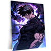 Toji Fushiguro Metal Poster | Jujutsu Kaisen Wall Art | HD Print 2