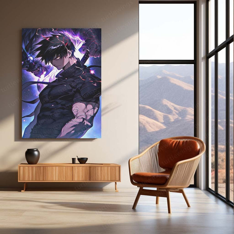 Toji Fushiguro Metal Poster | Jujutsu Kaisen Wall Art | HD Print 2