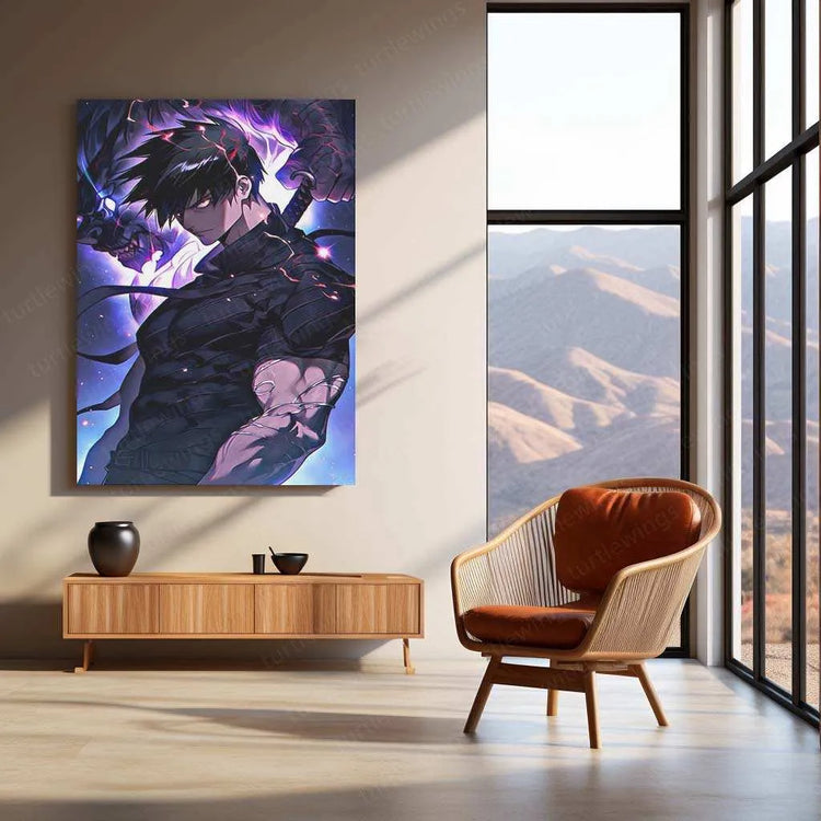 Toji Fushiguro – The Sorcerer Assassin | Jujutsu Kaisen Metal Poster - TURTLEWINGS 