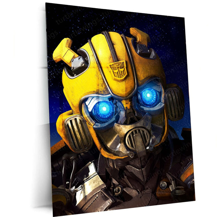 Bumblebee Movie Art Metal Poster | Iconic Transformer | Sci-Fi D?cor 2