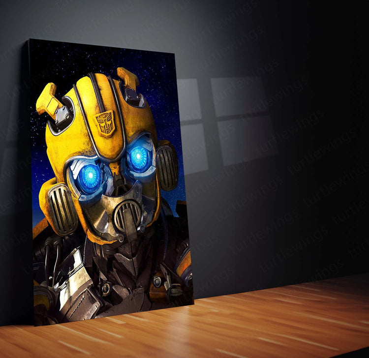 Bumblebee Movie Art Metal Poster | Iconic Transformer | Sci-Fi D?cor 2