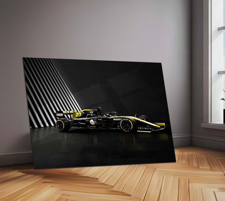 Renault F1 R.S.19 Metal Poster | Racing Team Art