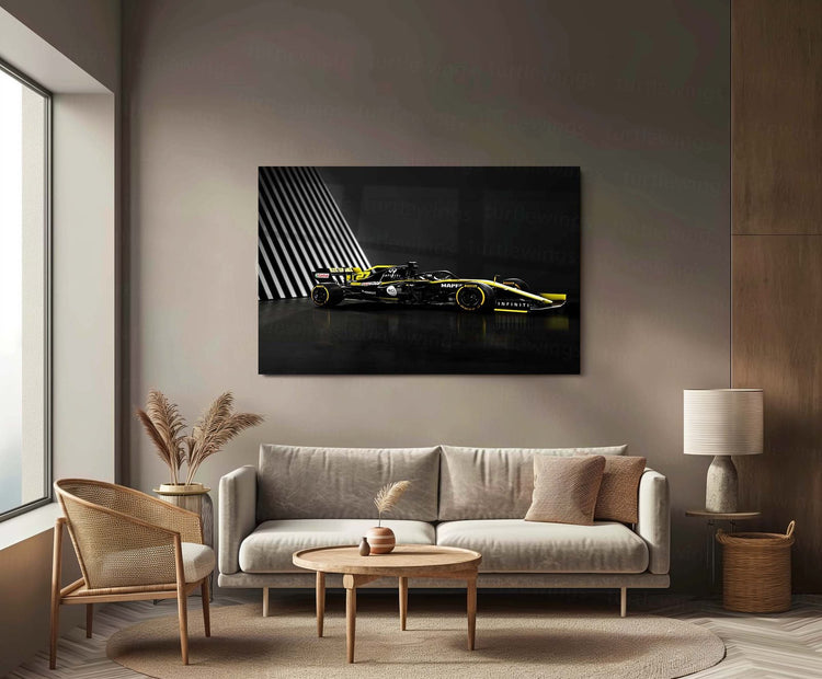 Renault F1 R.S.19 Metal Poster | Racing Team Art