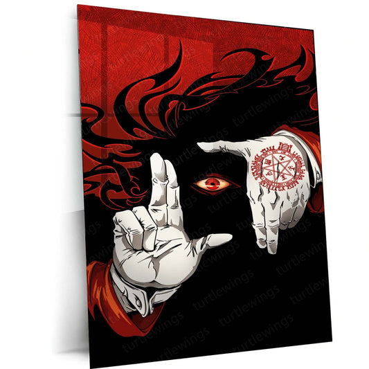 Alucard Metal Poster | Castlevania Wall Art | HD Print 2