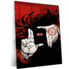 Alucard Eyes Poster – Dark Vampire Art from Hellsing