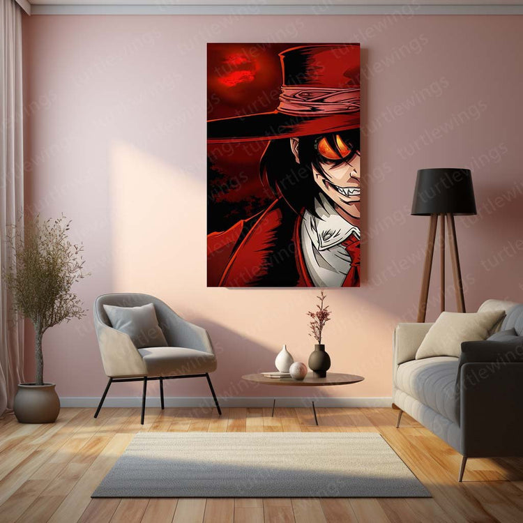 Alucard Metal Poster | Castlevania Wall Art | HD Print